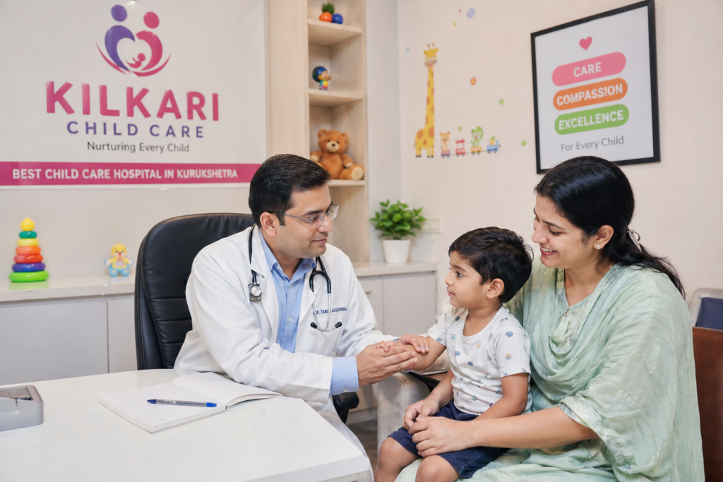Child stomach pain treatment by Dr. Tanuj Aggarwal pediatrician in Kurukshetra