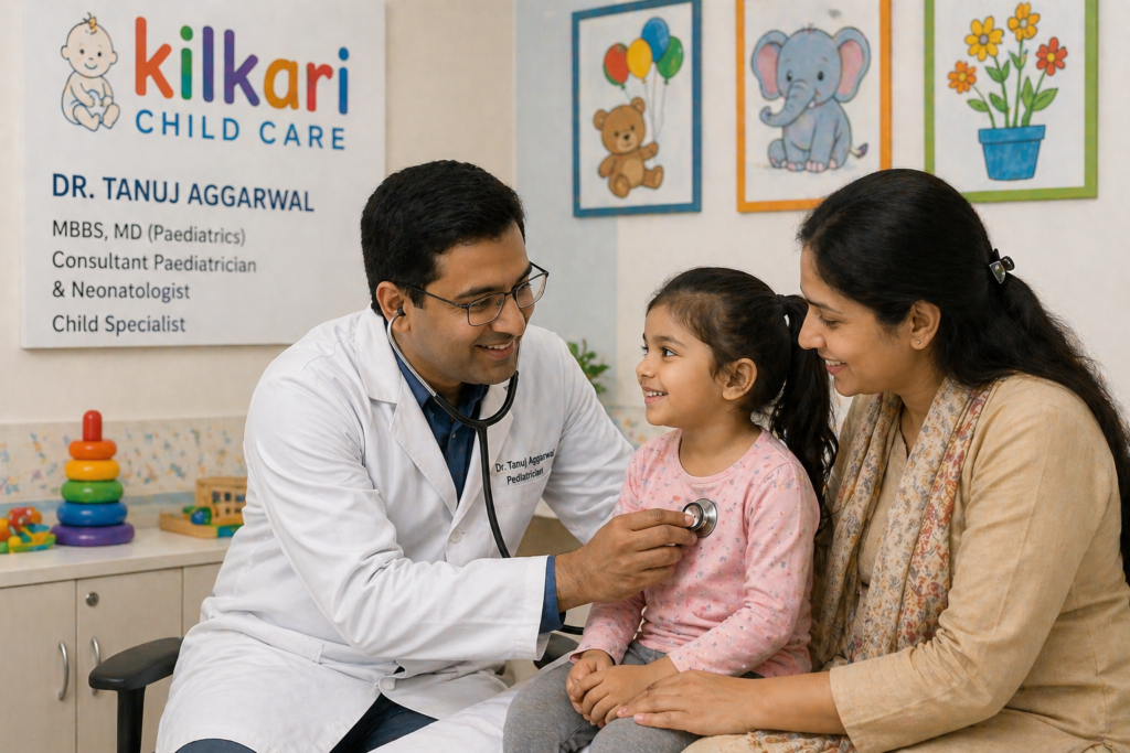 Child low immunity treatment by Dr. Tanuj Aggarwal pediatrician in Kurukshetra