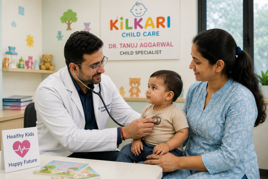 Child sneezing treatment by Dr. Tanuj Aggarwal pediatrician in Kurukshetra