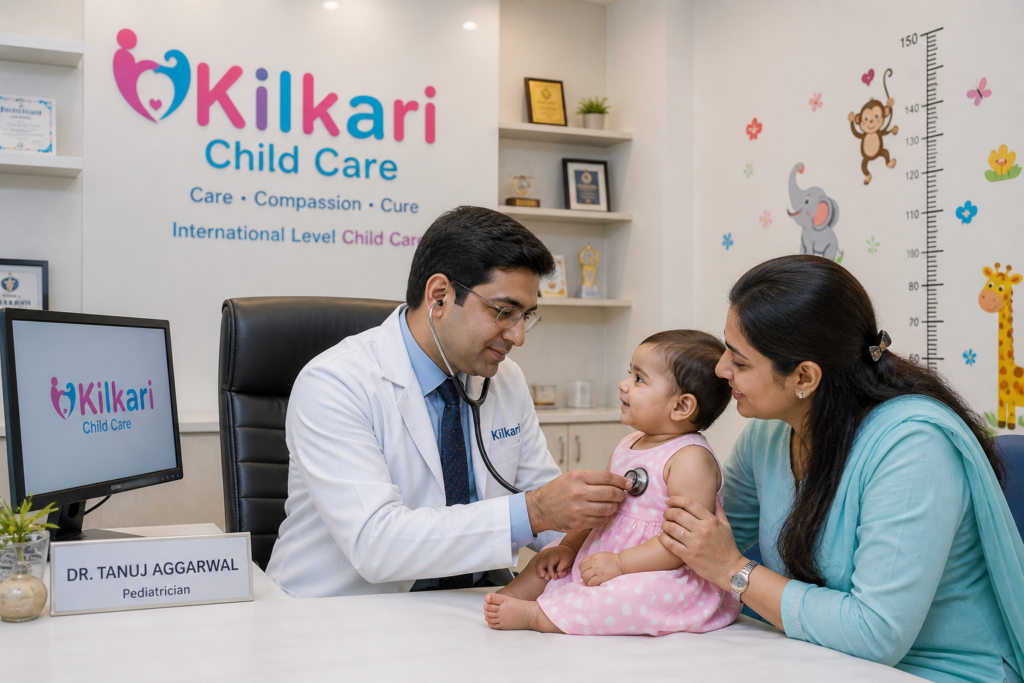 Baby teething treatment by Dr. Tanuj Aggarwal pediatrician in Kurukshetra