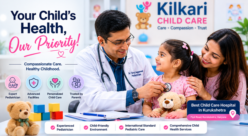 Child frequent cold treatment by Dr. Tanuj Aggarwal pediatrician in Kurukshetra